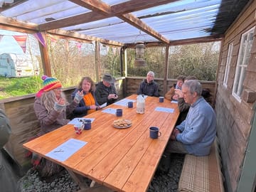 Covered eating area