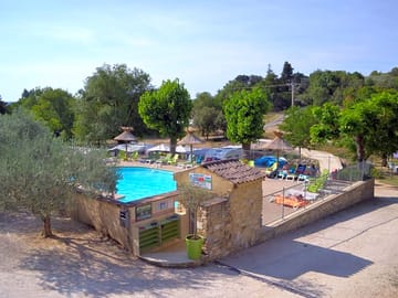 Entrance and pool area