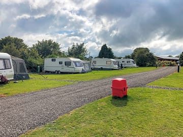 Hardstanding and grass pitches