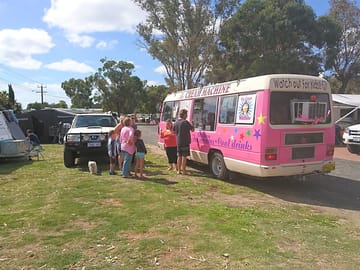 Ice-cream van on site