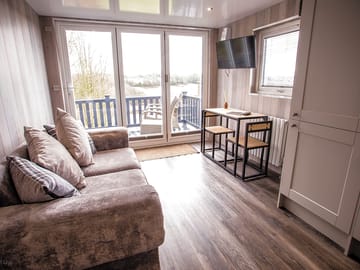 Glamping pod interior