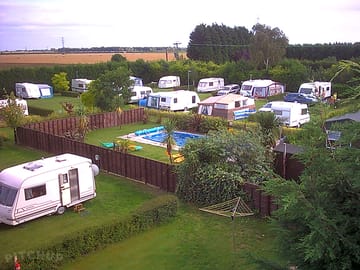 Pitches by the pool