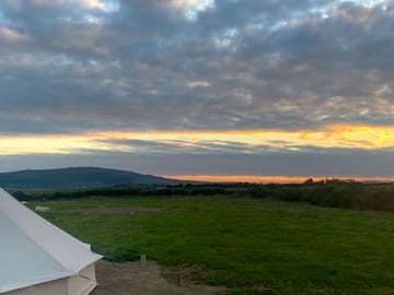 Look right for the sunsets over rhiw mountain.