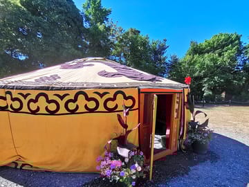 Traditional Mongolian yurt