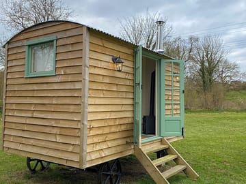 Luxury shepherd's hut
