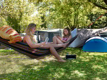 Spacious camping pitches with room for your extra equipment