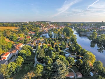 Aerial view of the site