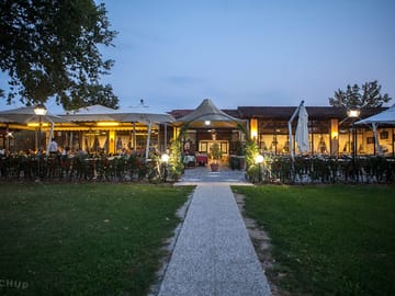 Entrance to the restaurant
