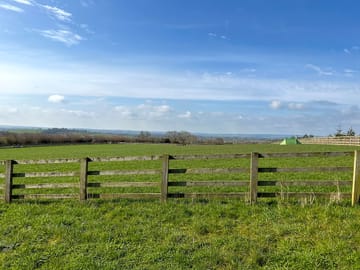 View from the camping field