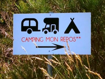 Sign for the site