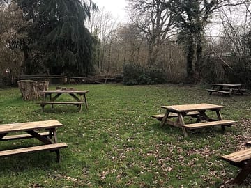 Pub seating area