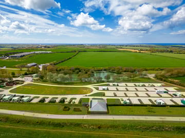 View of the entire campsite