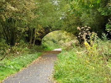 Bridge over the nearby tarka trail