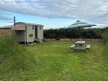 The shepherd's hut pitch