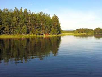 The lake in summer