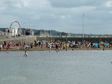 The beach