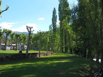 Pitches near the river