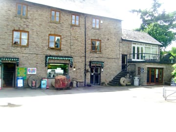 Reception, fuel station and beauty salon