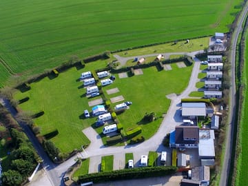 We offer larger than average touring pitches with space for an awning and car beside your unit.