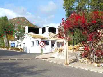 Entrance to the campsite