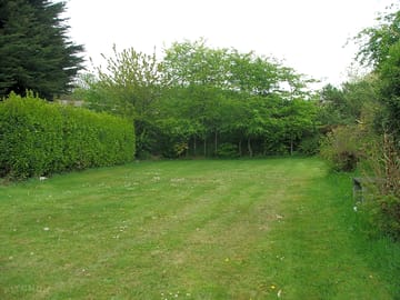 Pitch surrounded by hedges