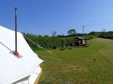 Bell tent exterior