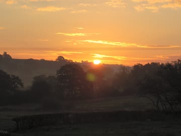 Sunrise at the site