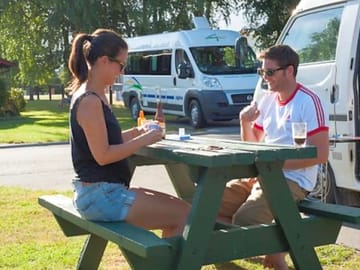 Picnic tables