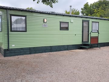 Modern stylish static caravan
