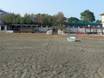 The beach