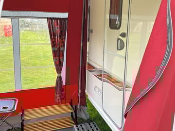 Inside porch awning