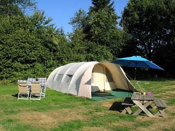 Spacious and grassy pitches