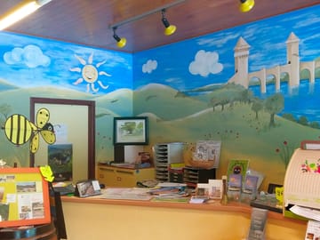 Reception and information point