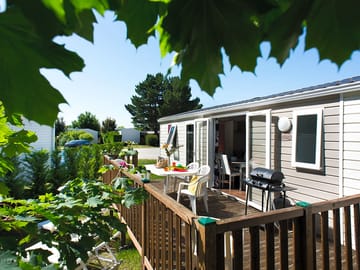 Spacious deck