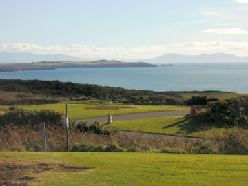 View from a touring pitch at blackthorn farm