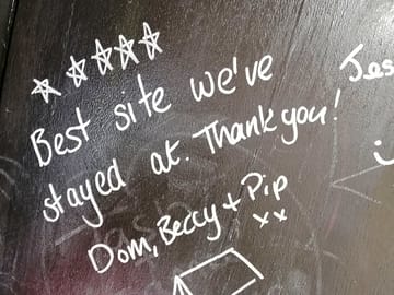 A comment from one of our campers