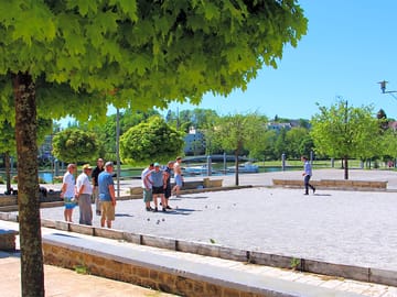 Petanque court opposite the site