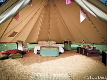 Bell tent interior