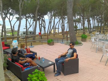 Bar-terrace with view to the sea