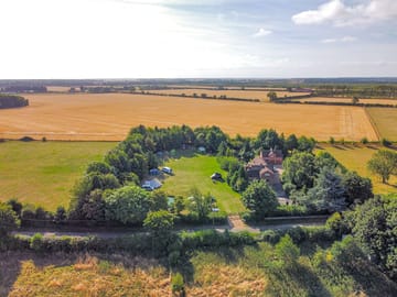 Aerial view of the site