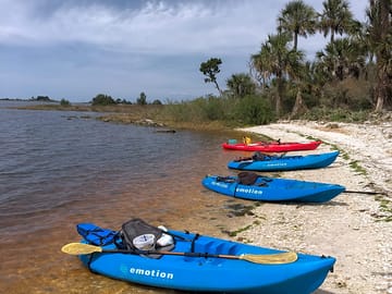 Kayaks available for your use three blocks from the park