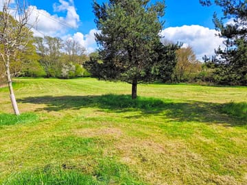 Small field for the tent pitches