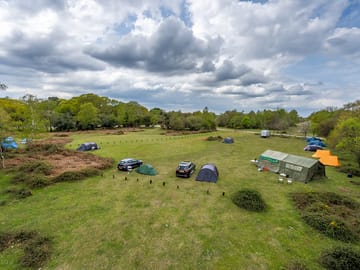 Spacious grass pitches
