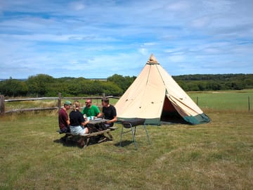 One of the tipis