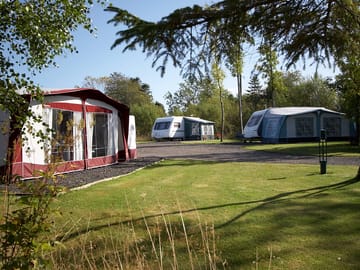 Touring pitches with room for an awning