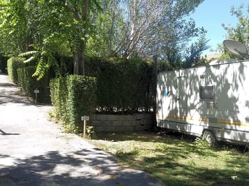 Pitches in sunny and shaded spots