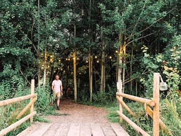 Pathway through the site