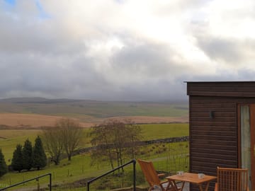 View from the lodges
