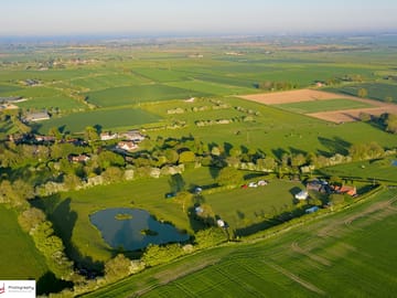 Aerial view of the site