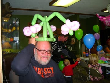 A birthday party makes for a fun day